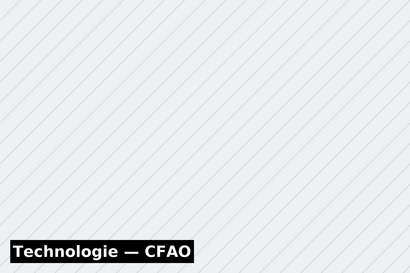 Équipement numérique du laboratoire — CFAO & impression 3D